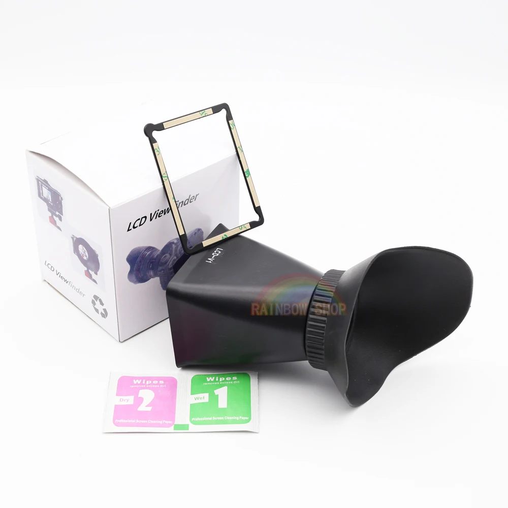 

Photo Studio Accessories 2.8 X 3.0inch LCD Viewfinder Extender V1 for Canon 5DII 7D 500D Nikon D700 D800 DSLR Camera