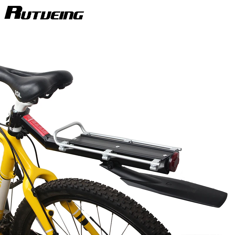 

RUTVEING Bike Rack Bicycle Luggage Carrier Cargo Rear Rack Reflector Shelf Cycling Seatpost Bag Holder Stand Bicycle Racks