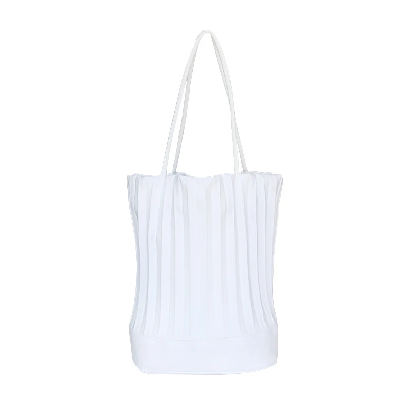 Солнечный пляж шикарная тканая сумка на плечо сумка-тоут сумки винтажная модная хозяйственная Холщовая Сумка женская сумка модная - Цвет: white small