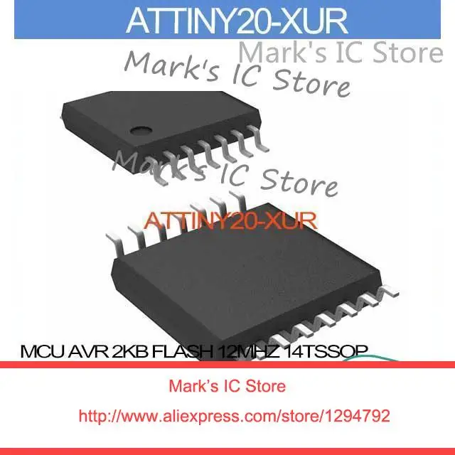 ATTINY20 XUR MCU AVR 2KB FLASH 12MHZ 14TSSOP ATTINY20 20 ATTINY20 20 ...