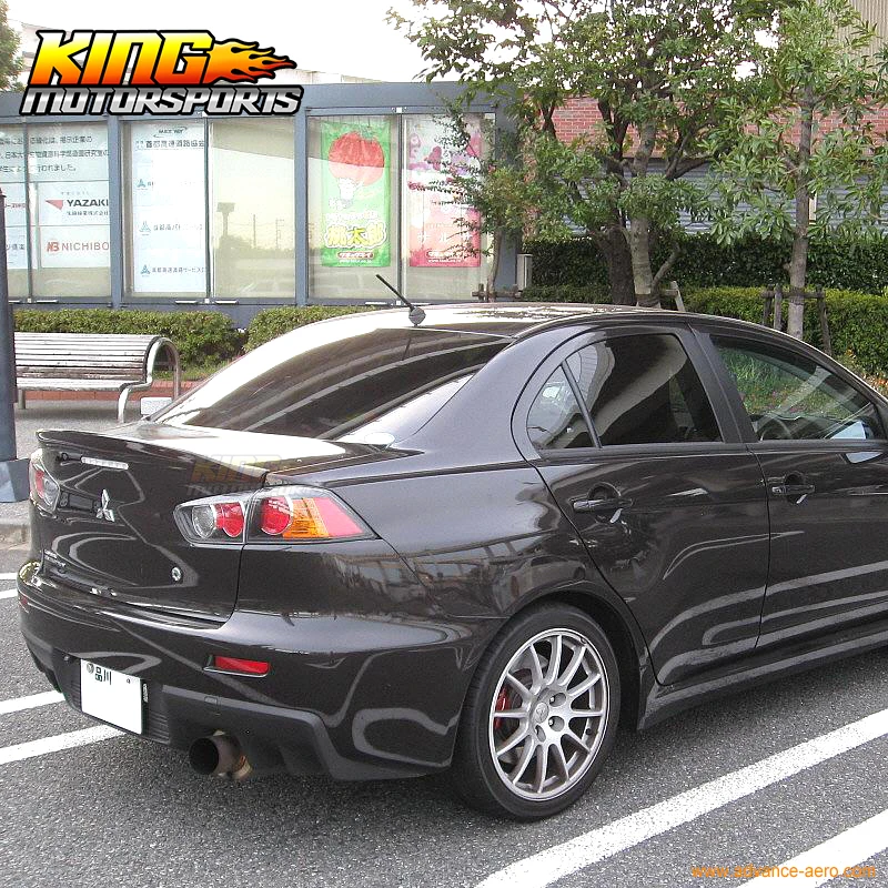 Подходит для 08-17 Lancer EVO X 10 ABS MR GSR JDM Duckbill задний спойлер багажника