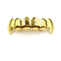 Позолоченные зубы с серебряным покрытием золотой набор охраны золотые зубы пустышки золотые зубы 5806