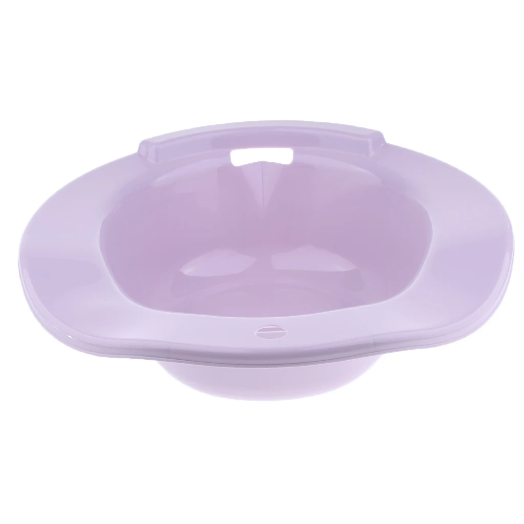 Durable Non-toxic Plastic Hemorrhoids Patient Elderly Men Pregnant Women Toilet Sitz Bath Tub Hip Basin Bidet