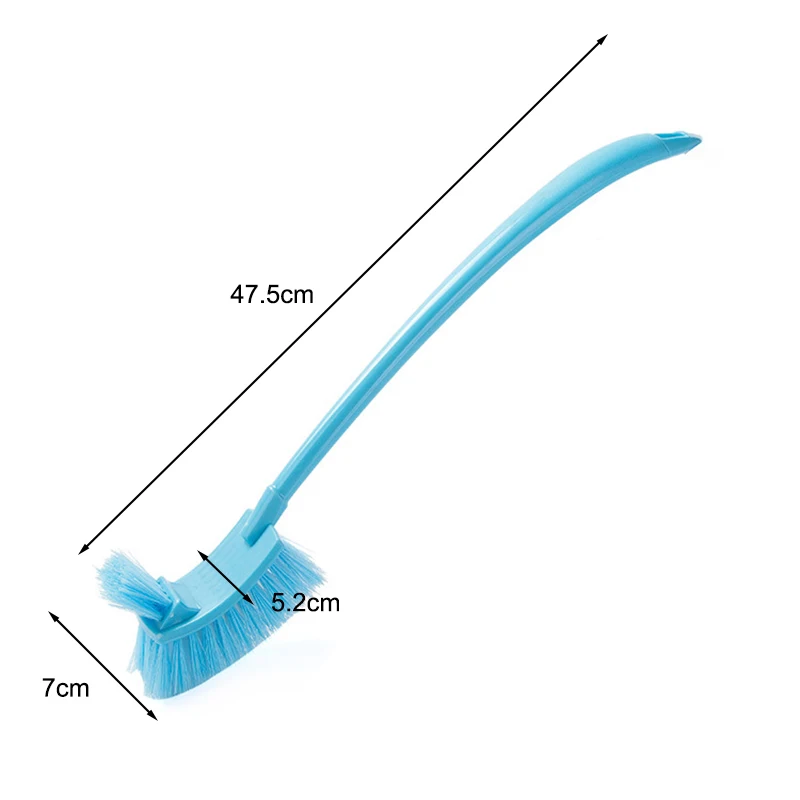GESEW щетка для туалета пластиковая длинная ручка настенный двухсторонний жесткий очищающий щетка для ванной комнаты Чистящие Инструменты Аксессуары для ванной комнаты