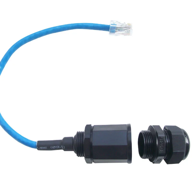 M22 RJ45 разъем Панель Гора гнездо rj45m22 CAT 6E неэкранированный водонепроницаемый с