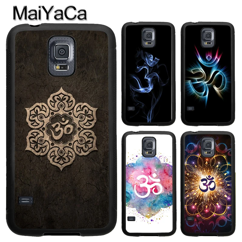 

MaiYaCa Yoga Aum Om Symbol TPU Phone Case For Samsung Galaxy S4 S5 S6 S7 edge S8 S9 S10 Plus Note 9 8 5 Back Cover