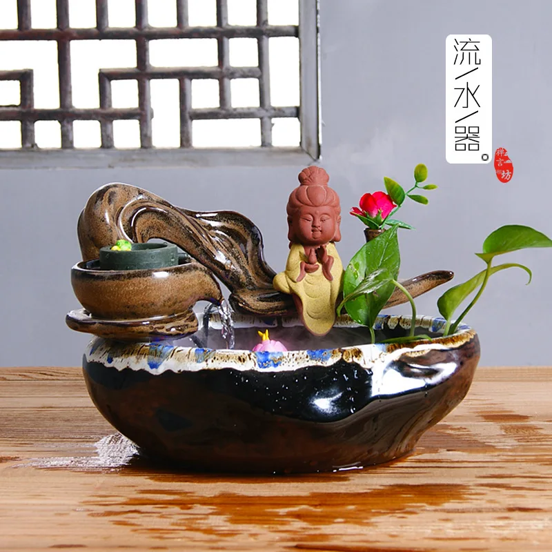 

2019 New Humidifier Encens Quemador Incienso Aromaterapia Free Shipping Three Saints Of Fengshui Ceramics In Zen Yanfang Home