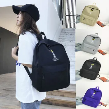 

2019 Women Oxford Backpack Student Bag Fresh College Wind Backpack Fashion Casual Travel High capacity Bag sac a dos femme 50