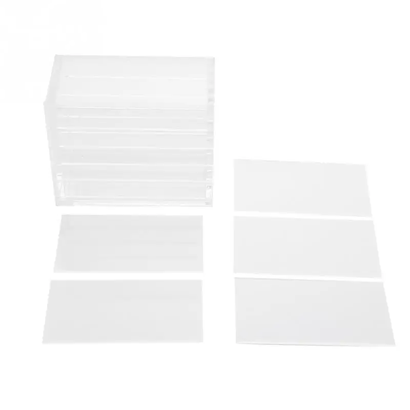 

5 Layers Acrylic Clear Eyelash Storage Box Makeup Organizer False Eyelashes Glue Pallet Holders Grafting for your friends