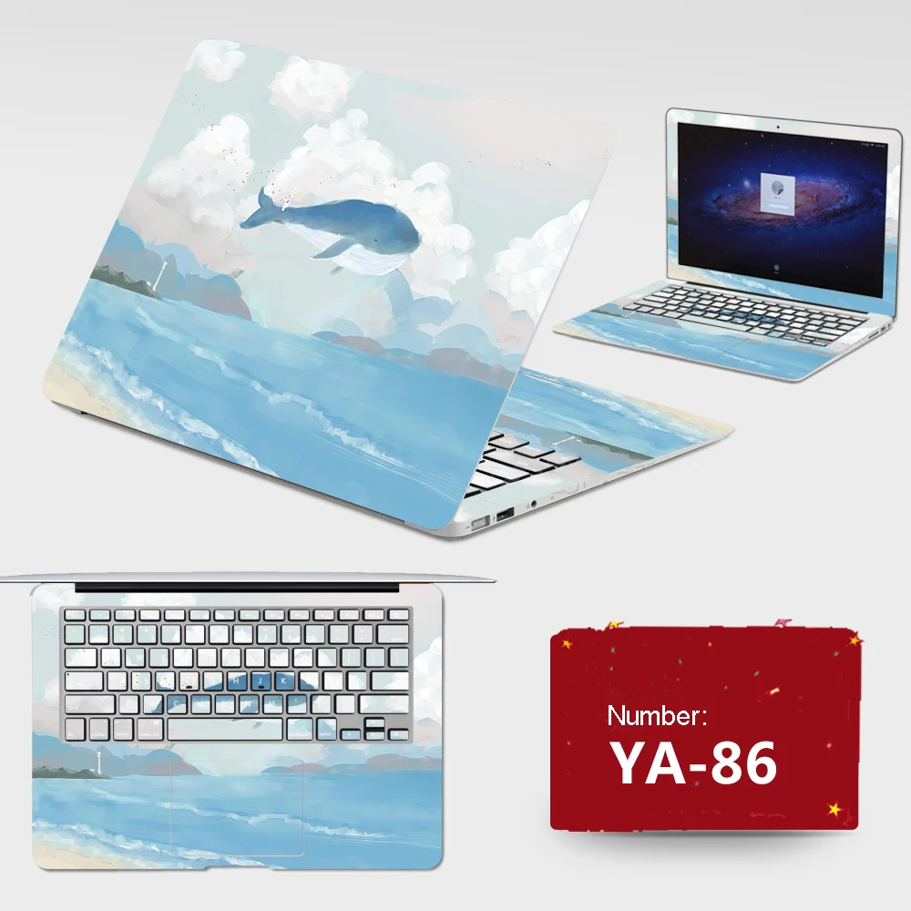 2017 Burst Sells Laptop Stickers Free Cover PVC Skins Dustproof ABC Sides+Keys+Key Interstice Stickers For lenovo B4450 Case