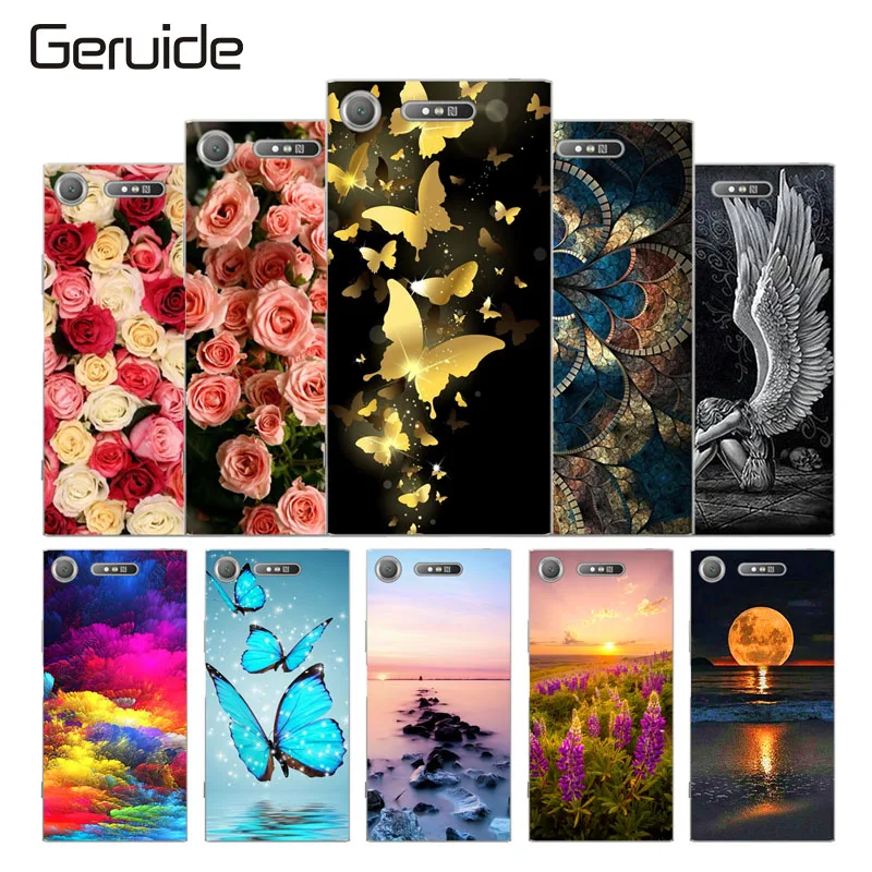 

Geruide Phone Case For Sony Xperia XZ1 Cover Soft TPU Silicon Back Cover for Sony Xperia XZ1 Case Phone Covers for sony xz1 Case
