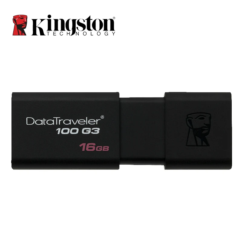 

Kingston USB Flash Drives 16GB USB 3.0 Pen Drive Plastic Sleek Memory Memorias Disks DT100G3