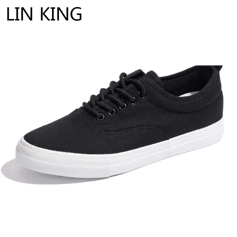 LIN KING Low Top Men Vulcanized Shoes Lace Up Round Toe Sneakers Fashion Outdoor Canvas Shoes Height Increase Shoes For Students LIN KING Low Top Men Vulcanized Shoes Lace Up Round Toe Sneakers Fashion Outdoor Canvas Shoes Height Increase Shoes For Students
