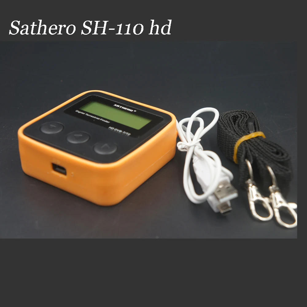 Sathero SH-110HD DVB-T DVB-T2 pocket Sat finder ЖК-экран наземный Finder QPSK измеритель сигнала цифровой TV