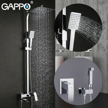 

GAPPO Bathtub Faucets wall mount bidet faucet Rainfall shower mixer tap muslim toilet
