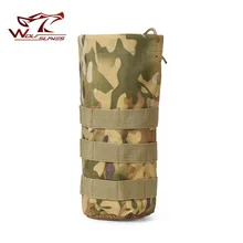 Тактический Молл сумка Военная фляга сумка держатель носитель Открытый Кемпинг походный чайник Молл ремень на ногу Сумка EDC