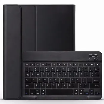 

With Wireless Bluetooth Keyboard Smart PU For New iPad Pro 11 2018 Leather Stand Full Protective For iPad Pro 11 inch Cover+pen