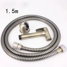 brass bidet shower sprayer European bronze antique supercharged booster washer nozzle cleaner faucet nozzle hose bidet spray brass antique bronze women hand held bidet hot cold shower set mixer portable bidet spray faucet with 1 5m hose ducha higienica