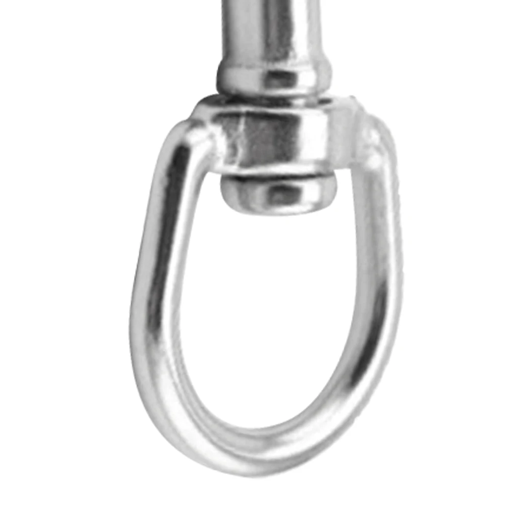 80mm Trigger Swivel Clip Stainless Steel Dog Leash Leather Craft Snap Hook Strong