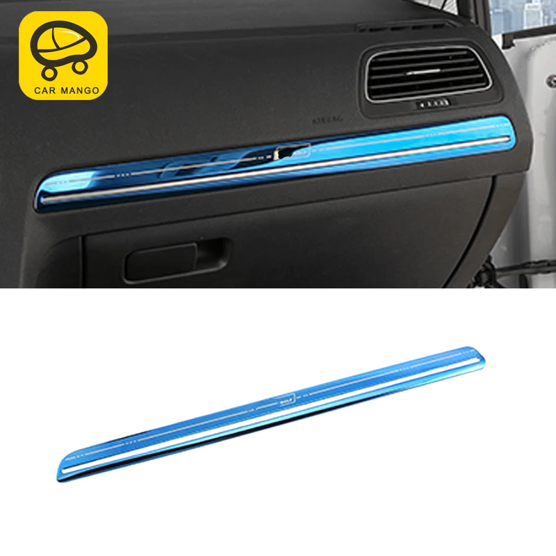 CarManGo For Volkswagen Golf 7 Golf 7.5 Car Styling Copilot Driver Seat Trim Cover Frame Sticker Interior Accessories