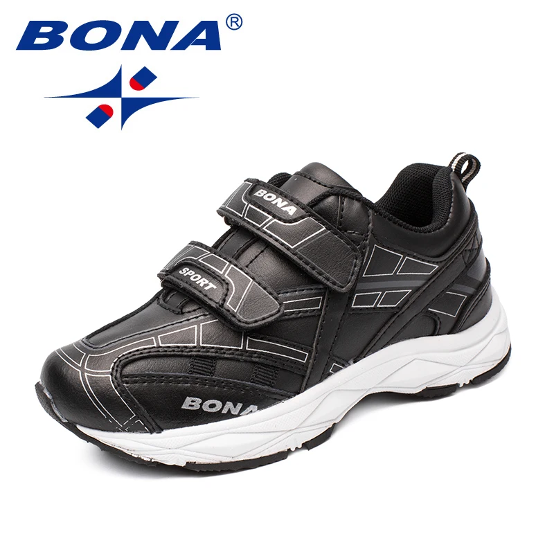 

BONA New Style Children Casual Shoes Hook & Loop Girls Loafers Synthetic Boys Flats Outdoor Fashion Sneakers Free Shipping