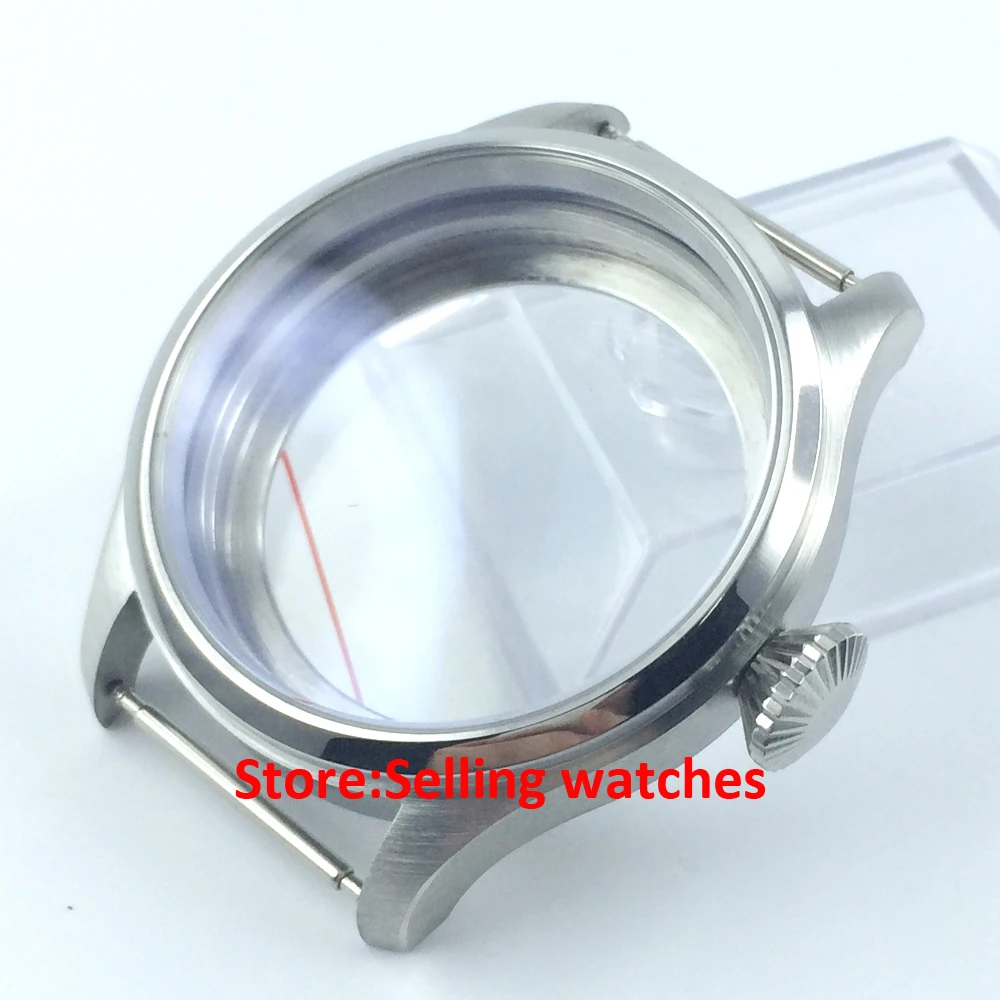 

47mm stainless steel CASE fit 6497 6498 hand winding movement watch