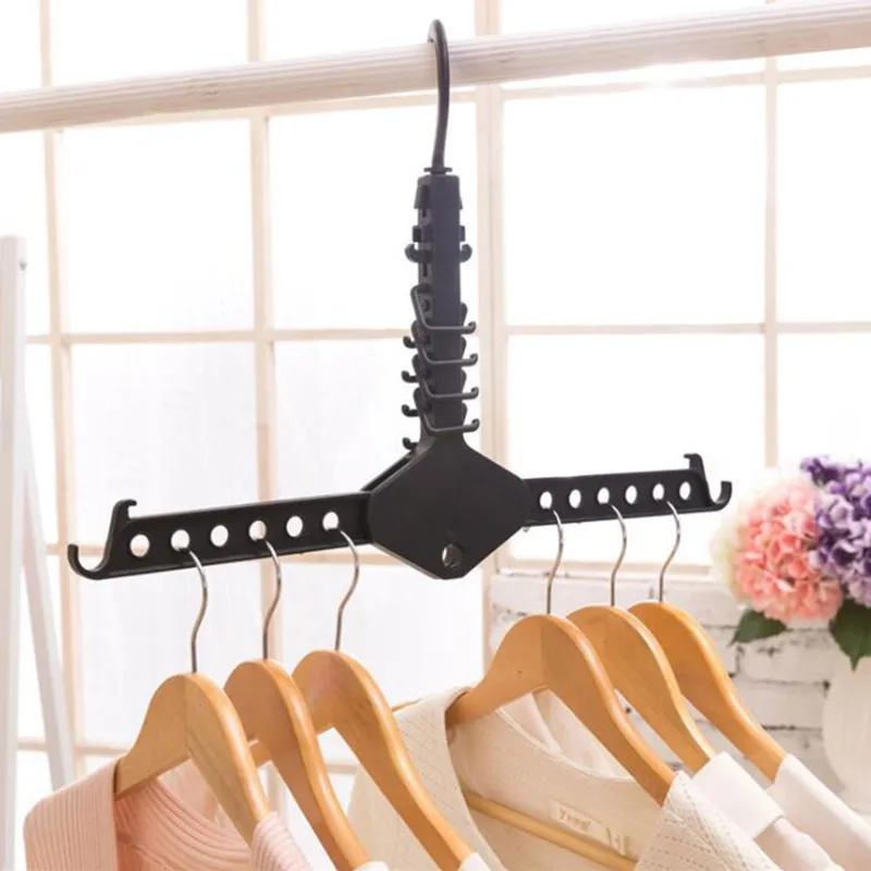 

Magic Multifunctional Metal Clothes Closet Hangers Space Saving Hook Organizer Clothes Drying Rack Folding Clothes Storage Rack