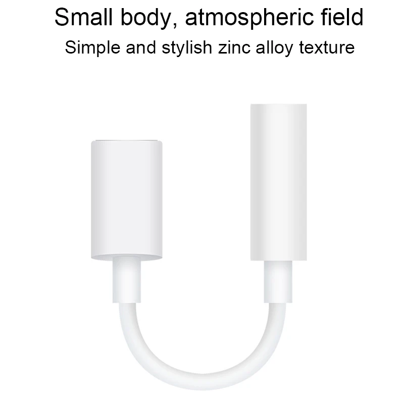 For IOS 12 Music Headphone Adapter For iPhone 7 8 X AUX Adapter For Lightning Female To 3.5mm Male Adapters Headphone Jack Cable
