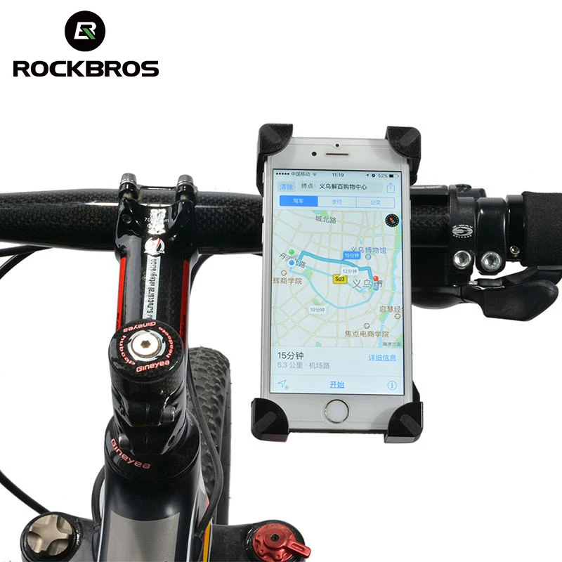 SAMEBIKE Phone Holder Mount for Bike Handlebar Universal Electric Bikes Phone Stand PVC Bicycle Ebike Phone Mount Holder for 3.5 to 6.5 inches Cellphones 