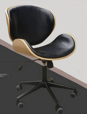 Офисное кресло. Подъемный эргономичный стул изогнутое дерево Европейский стул ПЕРСОНАЛА - Цвет: Цвет