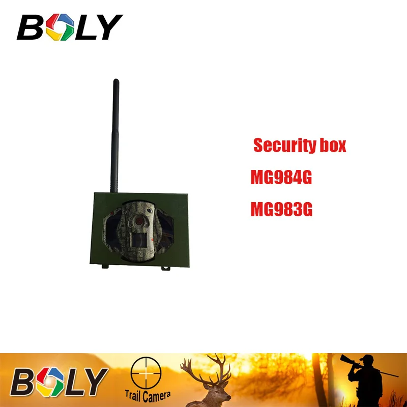 BolyGuard Hunting Accessories 3pcs Screw Security Box Solar Panel Steel Construction Hidden Security Cameras Tool Solar Charger