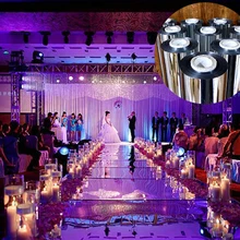 100 м Серебряный Свадебный зеркальный ковер свадебный ковер украшение пола