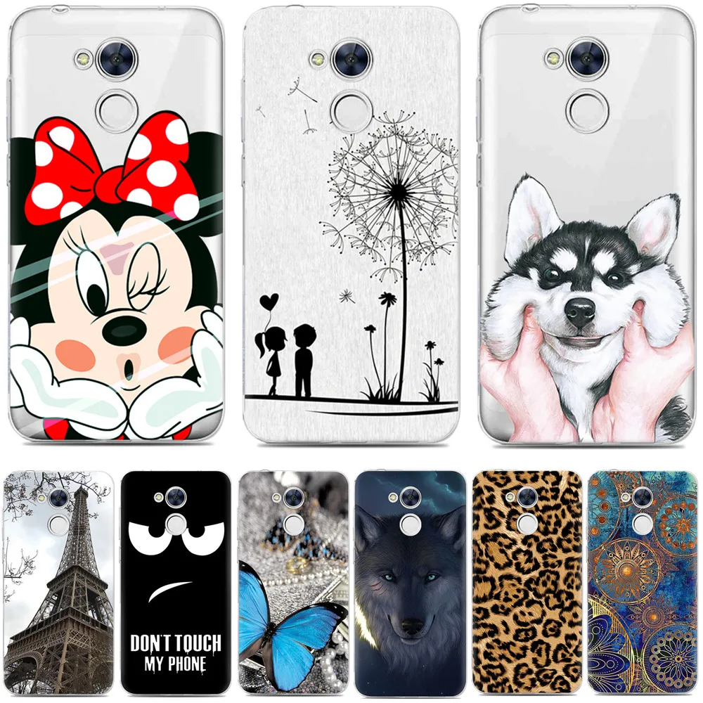 

Huawei Honor 6A Case 5.0 inch Luxury Cartoon TPU Case Cover For Huawei Honor 6A Silicone Phone Protective Back Cover Skin