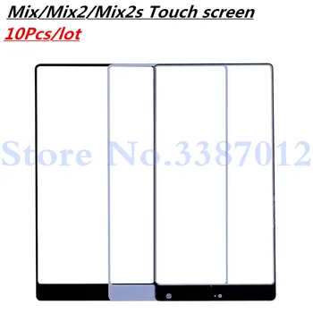 

10Pcs/lot For Xiaomi Mi Mix 1 2 2s New Front Outer Lens Screen Glass Replacement For Xiaomi Mi Mix1 Mix2 Mix2s Free shipping
