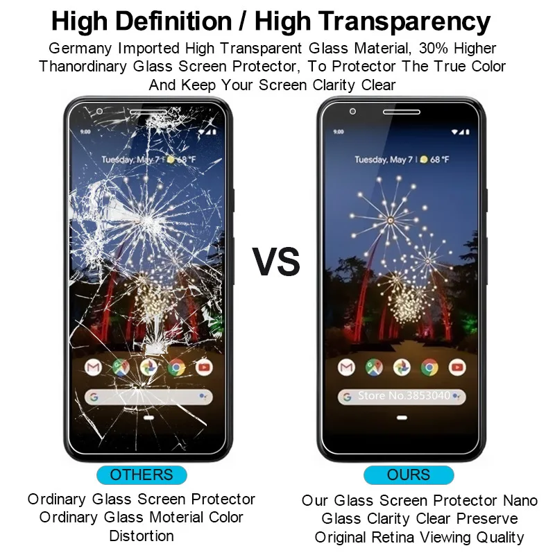 Премиум Закаленное стекло для Google Pixel 3A XL 2 3 Lite 1 Pixel2 Pixel3 Pixel3Lite HTC Защитная пленка