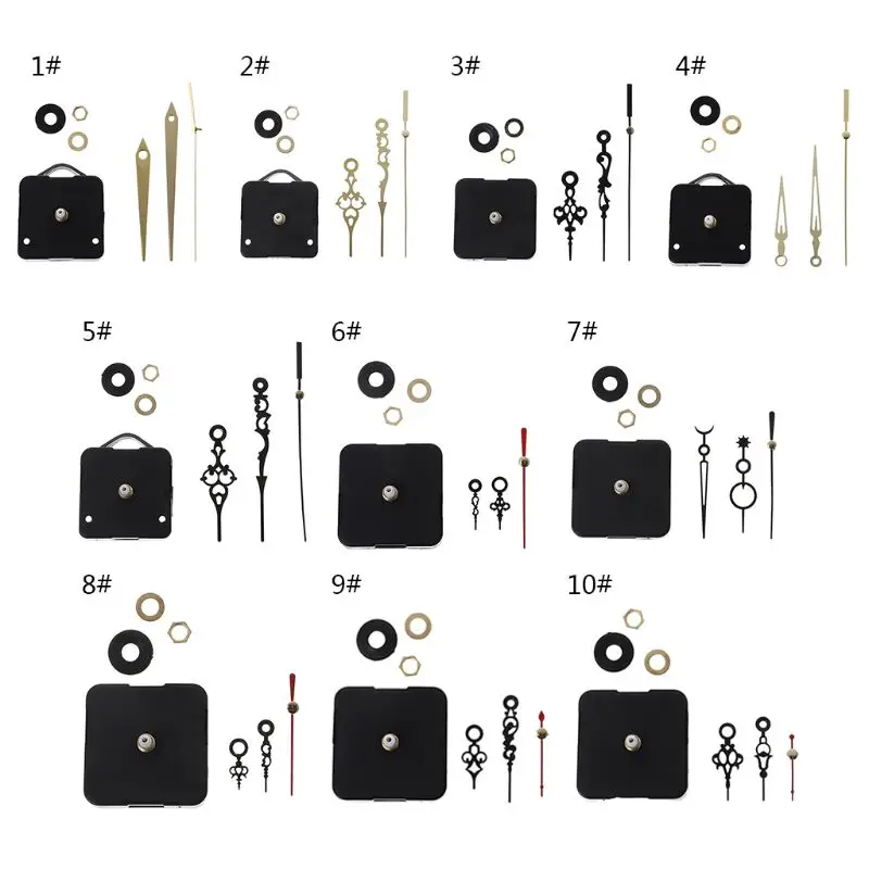 Кварцевые часы с механическим ходом руки ремонт стены запчасти инструмента тихий Набор DIY Украшение дома моды