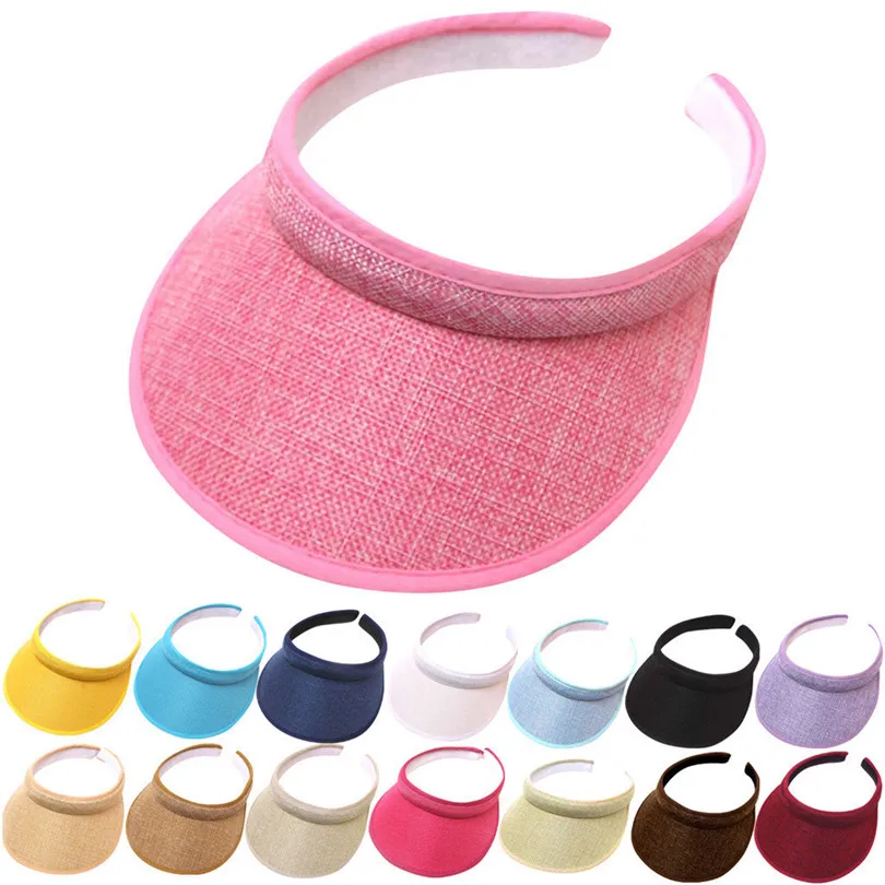 2019 New Summer Women Man Solid Casual Sun Hats Cap Fashion Summer Baseball Cap Topee Wholesale #E23 (4)