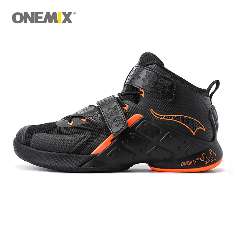 

ONEMIX Men Basketball Shoes Male Ankle Boots Anti-slip Outdoor Sport Sneakers Men Athletic Shoes High-Top Rubber Sneakers 1133