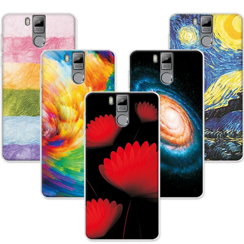 

Soft TPU Coque For Oukitel K6000 Pro 5.5" Case Cover Scenery Painting Phone Cases Covers For Oukitel K6000Pro Silicon Funda Capa