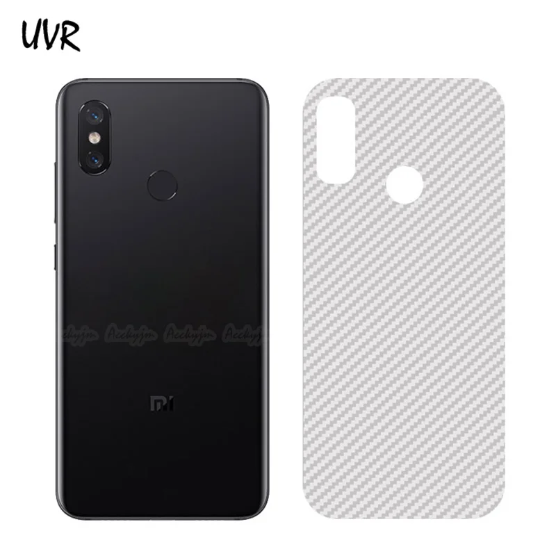 

UVR 2PCS For Xiaomi Redmi 6A 6 Pro A2 Lite 3D Carbon Fiber Soft Back Film Redmi 5 Plus 5A S2 Note 5 Pro Back Screen Protector