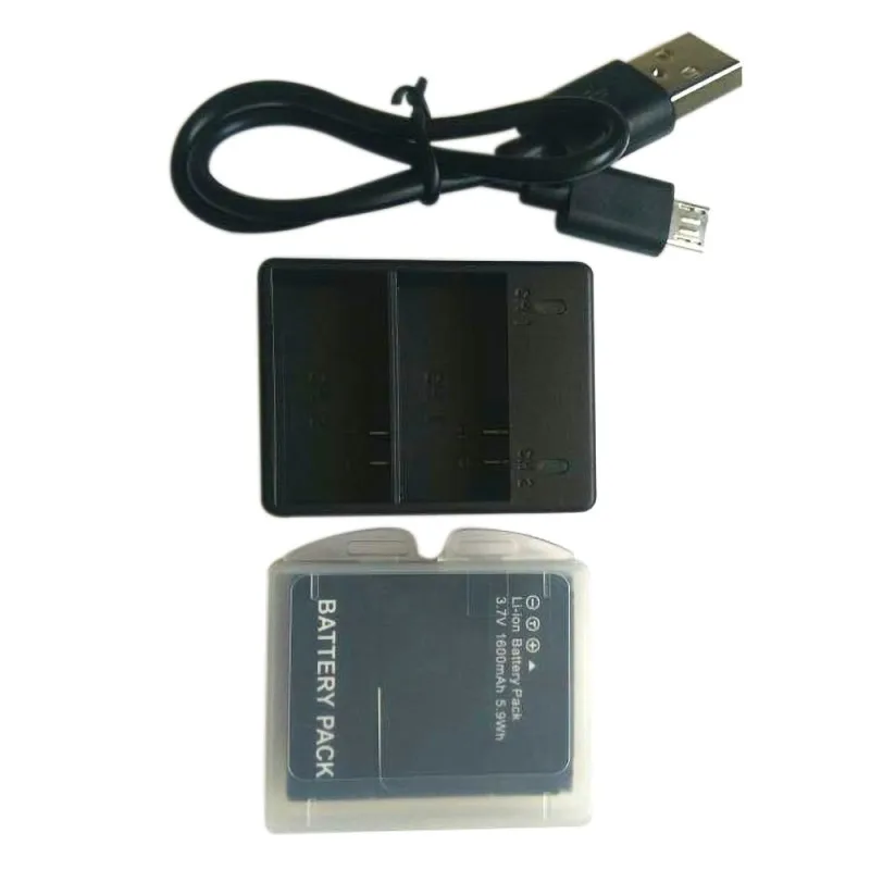 3,7 в для Gopro Hero 3 Батарея AHDBT-301 Hero3 батарея USB двойное зарядное устройство чехол для GOPRO 3+ 302 аксессуары для экшн-камеры