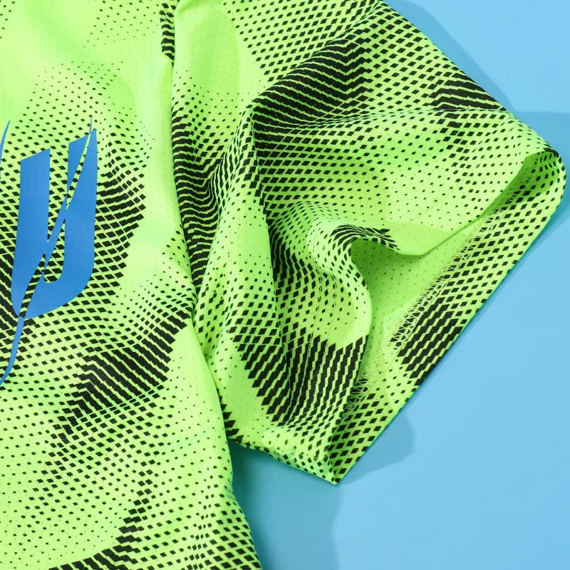 Summer Sports Function Children Top Tees Outfits Fast Drying Elasticity Hygroscopic Anti-UV Boys T-shirts For 110-150cm