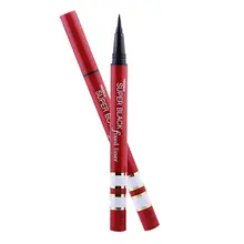 Красота черный Водонепроницаемый Подводка для глаз Liquid Eye Liner карандашом Макияж Косметика Черный Подводка для глаз Liquid Eye Liner
