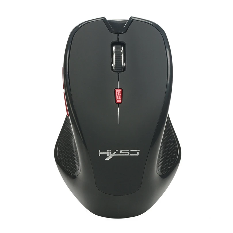 Беспроводная игровая мышь T21 Bluetooth 2400 6D DPI эргономичная оптическая черная для ПК