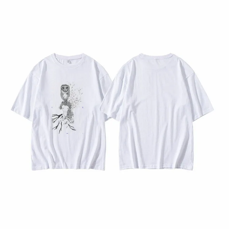 

Cartoon Animal Print women tshirt Gothic Streetwear Short sleeve O-neck Harajuku Men tops Couple plus size Kawaii clothes