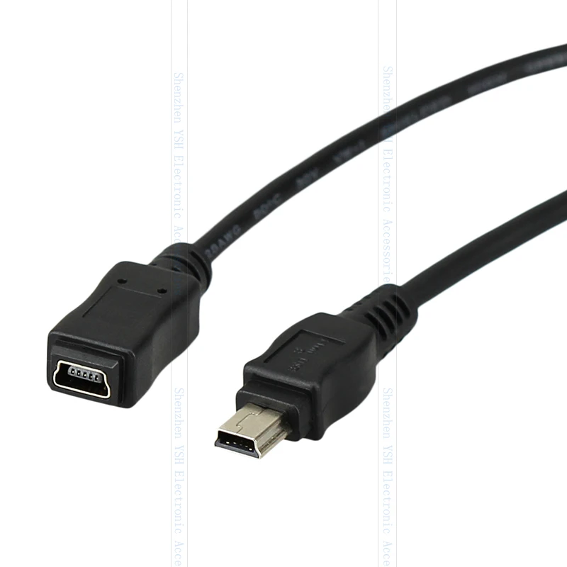 Удлинительный кабель мини usb с 5 контактами Папа мама для синхронизации данных и