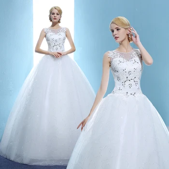 

Real Photo 2017 Elegant Luxury Lace Wedding Dress 2017 Vestido Vintage Bandage Plus Size Ball Gowns arabic wedding dresses