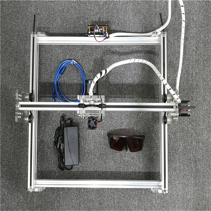 DIY Лазерный Гравер 5500 мВт лазерная головка модуля USB 12 в рабочий стол 300*400 мм из