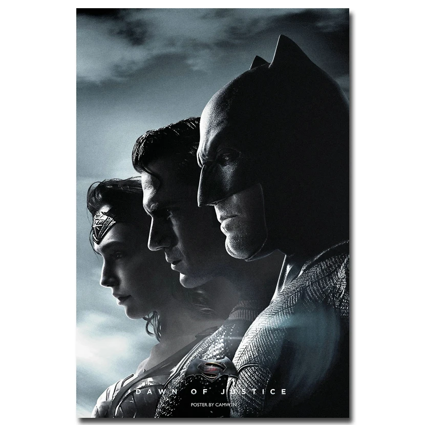 

Batman vs Superman - Dawn Of Justice Movie Art Silk Fabric Poster 13x20 24x36 Superhero Picture For Room Decor 027