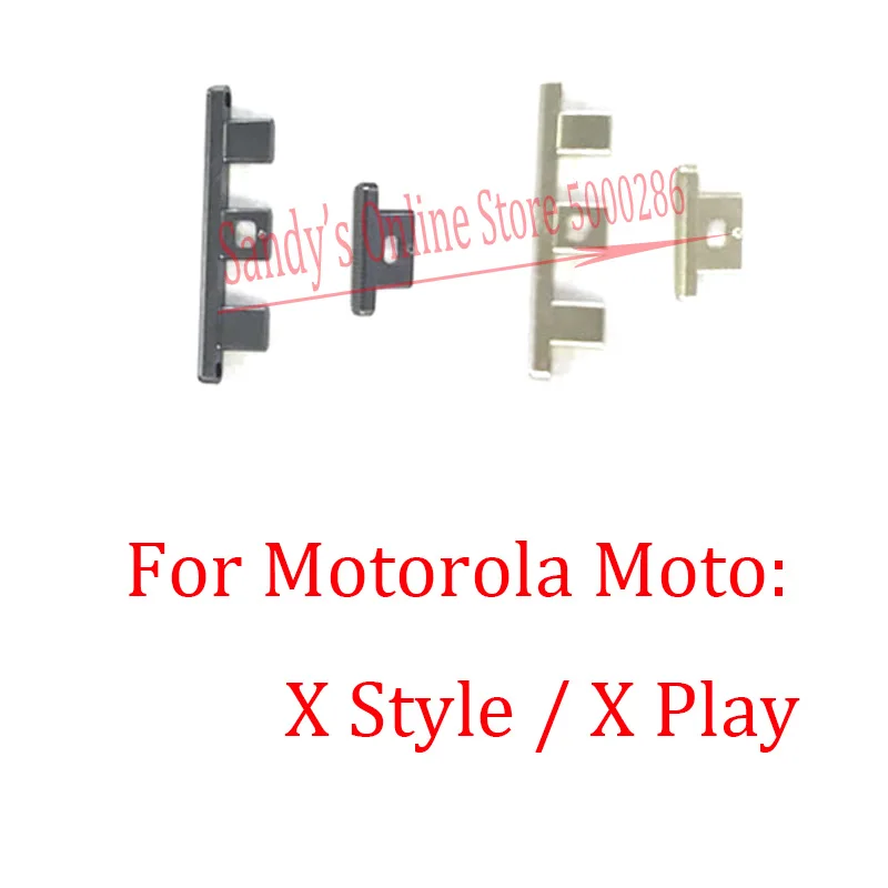 

1 Set Power Volume Side Button Key For Motorola Moto X Style X Play Volume Power Buttons Key Spare Parts